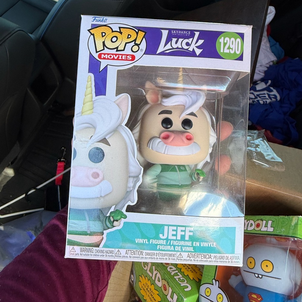Funko Pop Movies Jeff Vinyl Figure with White and Pink Accents